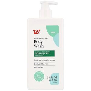 Walgreens Eucalyptus Mint Body Wash - White
